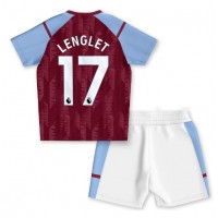 Aston Villa Clement Lenglet #17 Hemmatröja Barn 2023-24 Kortärmad (+ Korta byxor)